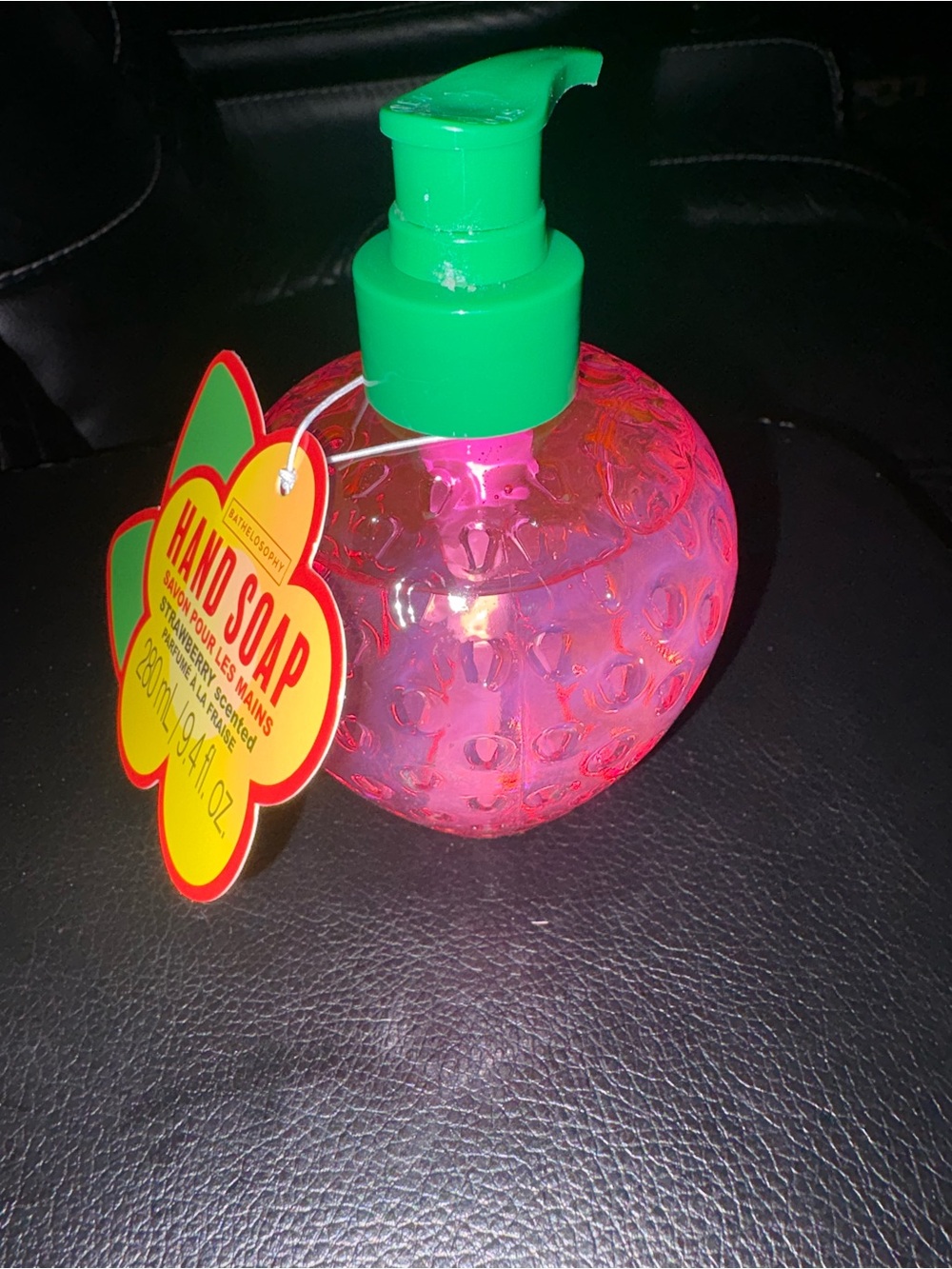 Green & Pink Decorative Hand Soap Dispenser